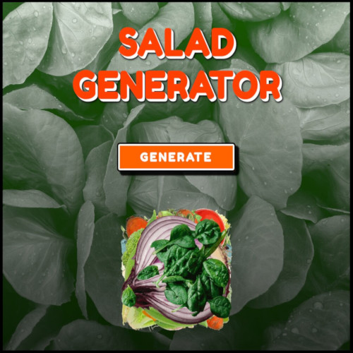 salad generator application screenshot